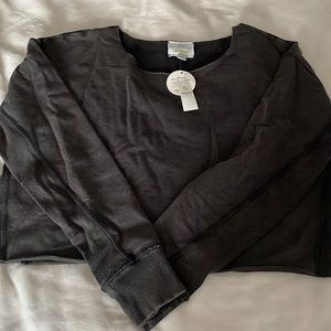 Aerie offline - boxy cut off workout top